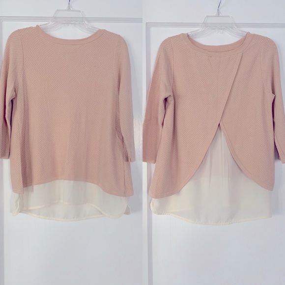 The Limited Sweaters - NWT The Limited split back 3 quarters sleeves top